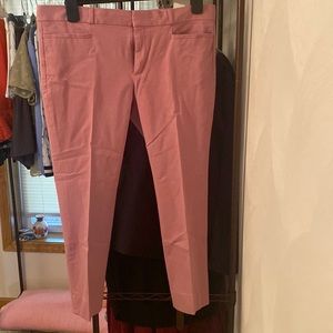Mauve crop dress pants